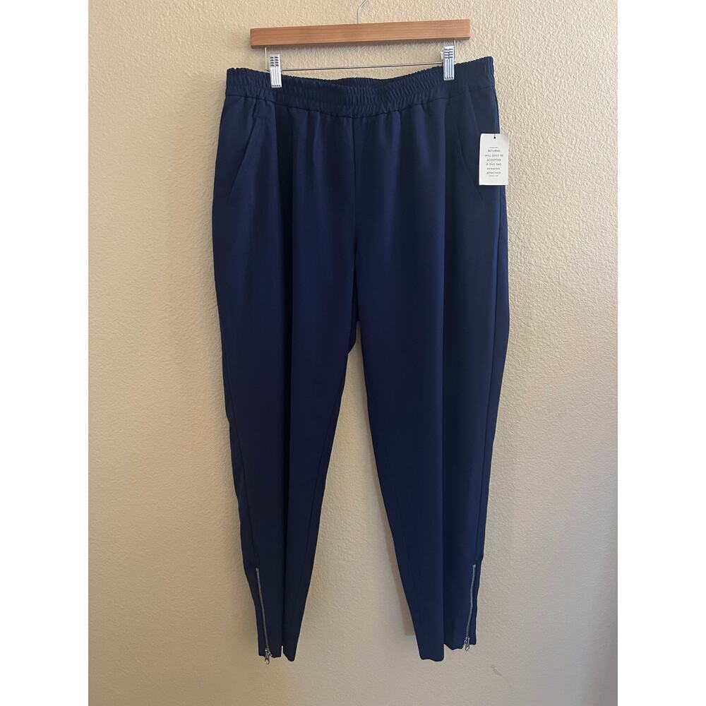 Eloquii Women's Blue Active Pull on Pants Sz 14 NWTS